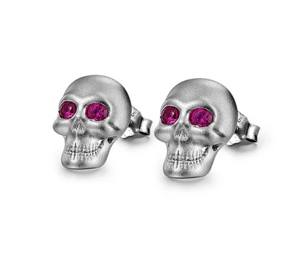 925 Sterling Silver Hand Carved Earrings